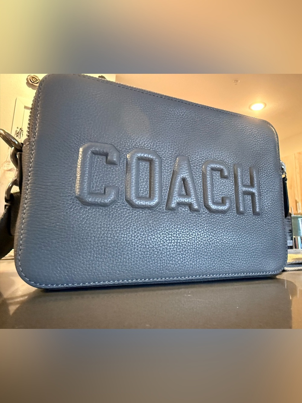 COACH Charter Crossbody 24 | Graphic Logo | Charcoal | NWT | Original Packaging - Picture 4 of 9